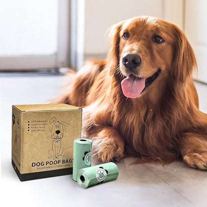 Poop Bags for Dogs, Dog Poop Bag Rolls and Small Trash Bags for Waste Cleanup, Extra Thick Doggie Bags for Pooper Scooper Scented Dog Waste Bag for Outdoor Puppy Walking and Travel 60 Count