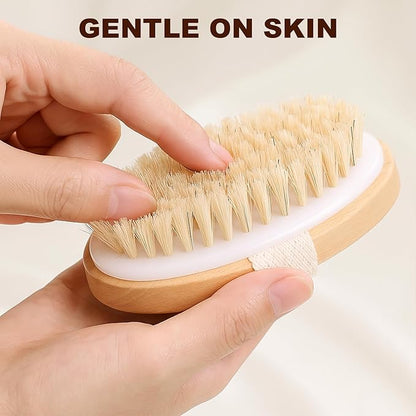 Dog Cat Brush for Short Hair Pet, TWPER Soft Boar Bristle Pet Palm Grooming Brush Gentle Hair Removal Massage
