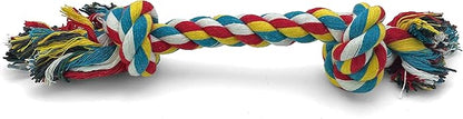 Knotted Rope Chew Toy for Dogs - Large Size 10"
