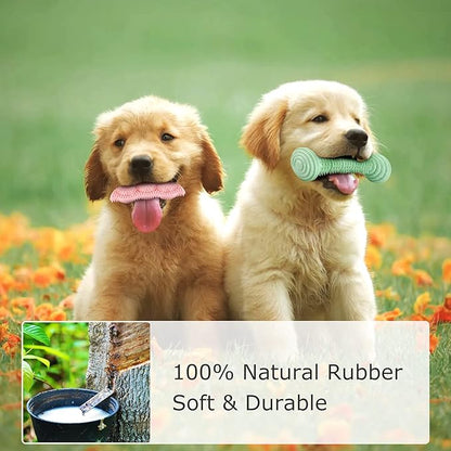 Dog Chew Toys for Puppy Teething, 3Pack 2-8 Months Puppies Teething Toys Soft & Durable Puppy Toys for Cleaning Teeth and Protects Oral Health Both Small Dogs & Medium Dog Suitable (3 Pack)