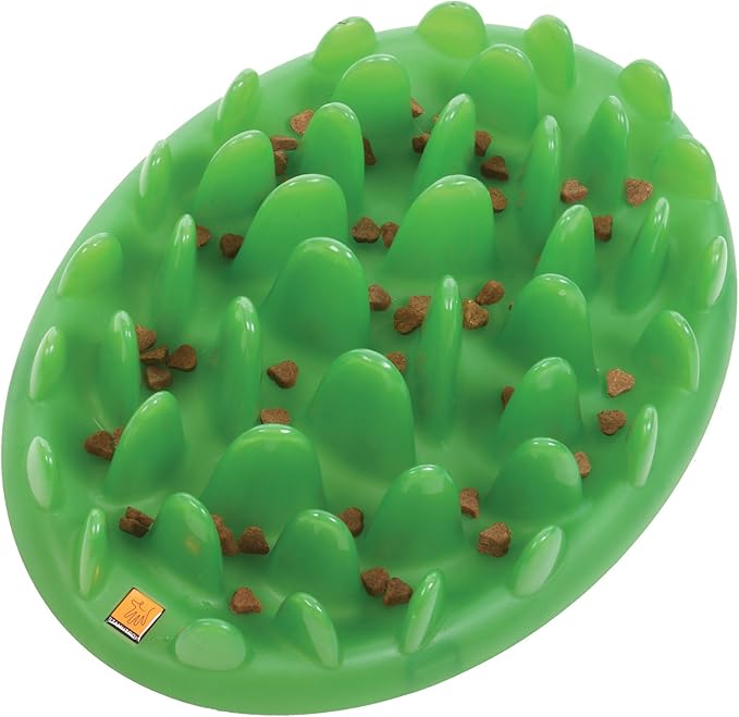 Company of Animals GREEN Slow Interactive Feeder for Dogs, Size Large, Best Fun Slow Feeder Dog Bowl, Anti-Gulp, Gobble Stopper, Mental Stimulation Dog Puzzle, Suitable for Small, Medium & Large Dogs