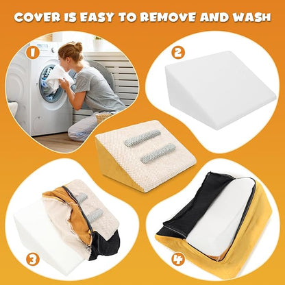 1pack Dog Stairs,Dog Ramp for Stairs Pet Steps with Non-Slip Mat and Anti-Slip Stickers Grippy Carpet Surface for Dog Paws for Any Staircase Pet Ramp for Small Dogs Cats Senior Pets Injured Dogs