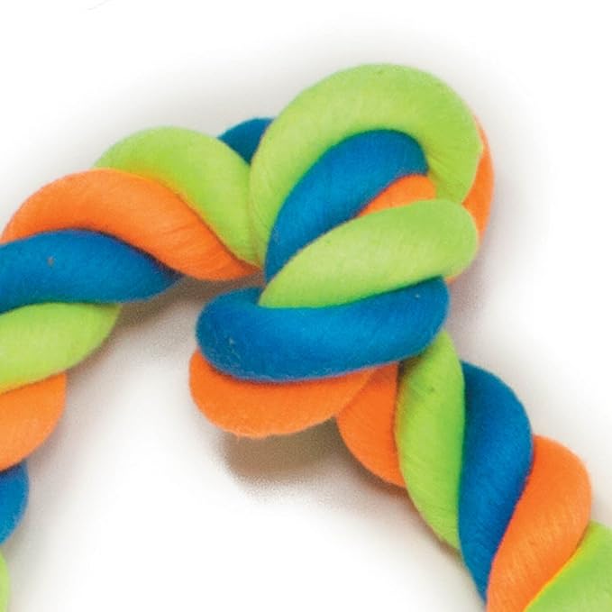 Grriggles Mighty Bright Tug Rugged Rope Dog Chew Toy