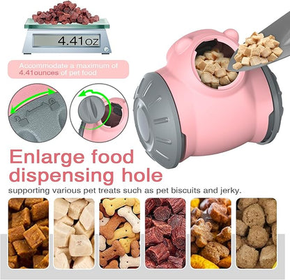 Rolling Dog Slow Feeder Toy - Dog Puzzles for Smart Dogs, Treat Dispensing Puzzle Toy for Small, Medium & Large Dogs – Engaging Food Dispenser for IQ Training & Boredom Relief