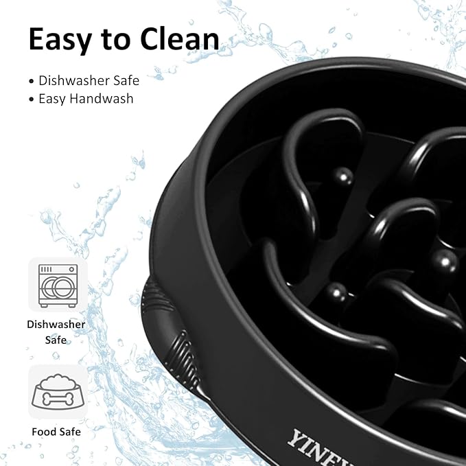 4 Cups Slow Feeder Dog Bowls Large Breed, Anti-Choking Pet Supplies, Maze Dog Food Bowl, Puzzle Feeder That Slow Down Eating