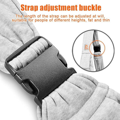 Tomkas Small Dog Sling Carrier - Cat Sling Carrier - Zipper Pocket & Adjustable Strap - for 3-10 lbs Pets(Gray) Puppy