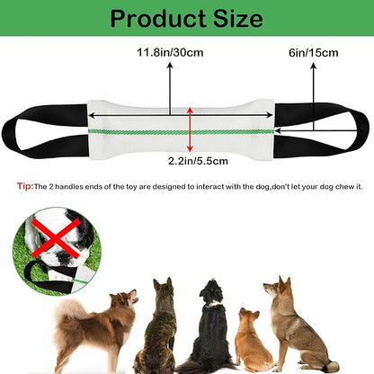 ASOCEA Dog Pool Toys,2-in-1 Dog Water Toys Interactive Tug Toys for Small to Large Dogs Bite Resistant Squeaky Floating Toy Perfect for Dock Diving Training Fetching Throwing Playing