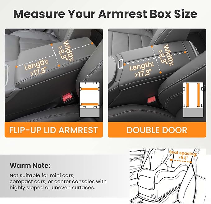 Portable Small Dog Seat for Car, Luxury Center Console Dog Car Seat Booster with Safety Tethers, Anti-Collapse Pet Travel Carseat for SUV, Truck (Black/Grey)