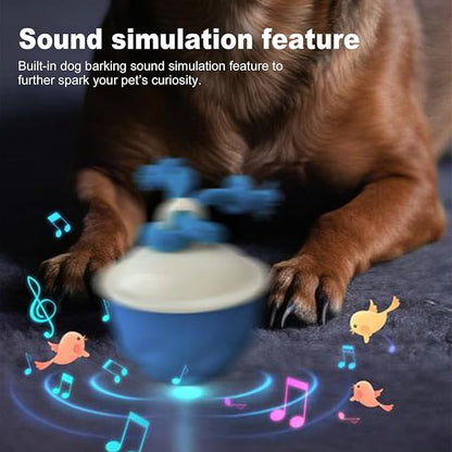 Interactive Dog Toys, Dog Ball Laun-Cher - 2026 Upgraded Motion Activated Automatic Rolling Ball Toys for Small/Medium/Large Dogs Balls for Boredom to Keep Them Busy with Dog Toy Balls (Blue)