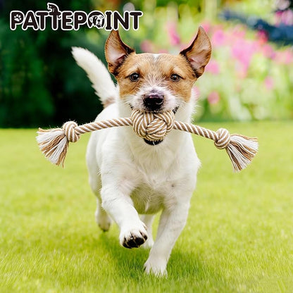 Dog Rope Toy for Small Dog 3pcs, Natural Chew Toys for Puppy, Medium & Small Dogs, Tug of War Rope for Puppies Clean & Relieve Teething