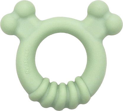 Nylabone Sensory Material Soothing Puppy Chew Toy Ring, Toys for Teething Puppies, Chicken Flavor, Small - Up to 25 lbs, 1 Count