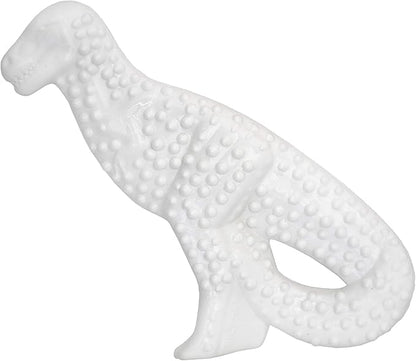 Nylabone Power Chew Dental Dinosaur - Dental Dog Toy for Aggressive Chewers - Large Dog Chew Toys for Teeth Cleaning - Durable Dog Toy for Large Breeds - Chicken Flavor, Large, Up to 50 Ibs. (1 Count)