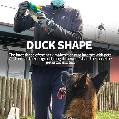 ALL FOR PAWS Duck Squeaky Doy Toy, Duck Dog Toy for Small Medium Breed, Puppy Fetch Toy with Squeaker, Plush Chew Dog Toy, 7.9 x 7.5 x 2 inches, Classic - Mallard S
