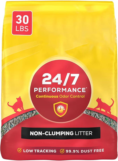 Clumping Cat Litter Odor Control, 24/7 Performance Multi Cat Litter - 30 lb. Bag