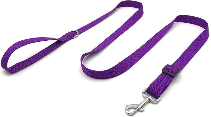 TAIAN Adjustable Nylon Dog Leash, 6 Foot Long Dog Leashes for Medium Large Dogs