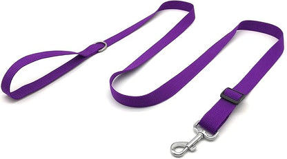 TAIAN Adjustable Nylon Dog Leash, 6 Foot Long Dog Leashes for Medium Large Dogs
