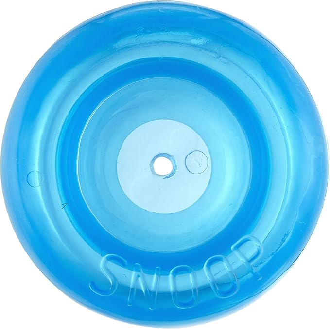 Outward Hound by Planet Dog Snoop Dog Toy – Treat‑Dispenser Puzzle Ball, Interactive Slow Feeder, Medium to Large Dogs, Bouncy & Mint-Infused, Blue, 5"