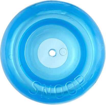 Outward Hound by Planet Dog Snoop Dog Toy – Treat‑Dispenser Puzzle Ball, Interactive Slow Feeder, Medium to Large Dogs, Bouncy & Mint-Infused, Blue, 5"