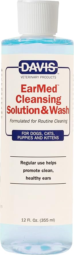 Davis EW12 EarMed Pet Cleansing Solution & Wash, 12 oz