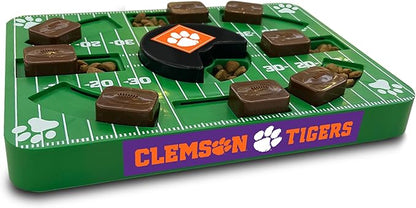 Pets First NCAA Clemson Tigers Puzzle Toy, Puzzle Treat Dog Toy, Interactive Dog Treat Toy, Dog Puzzle Fedding Slow Toy