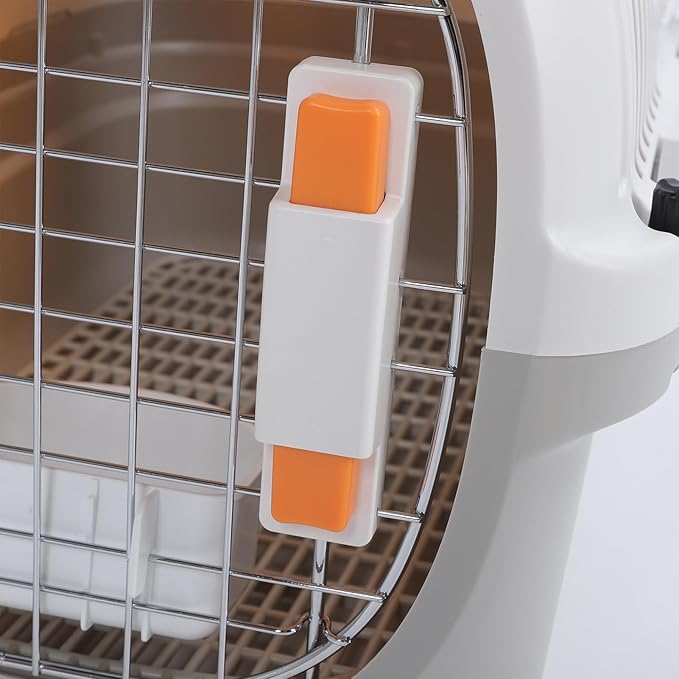 GLOGLOW Practical Plastic Dog Crate Airline Cat Carrier Kennel Hard Shell Ventilation Large Space Portable Pet Travel Carrier, Pet Airline Crate for Outdoors Trip CratesCrates, Houses &