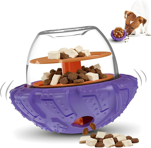 Interactive Dog Puzzle Toy for Smart, Dog Enrichment Toys to Keep Them Busy, Cognitive Dogs Toy to Stimulate Their Brain, Dog's Treat Dispensing Toys with Slow Feeder, Easy to Clean