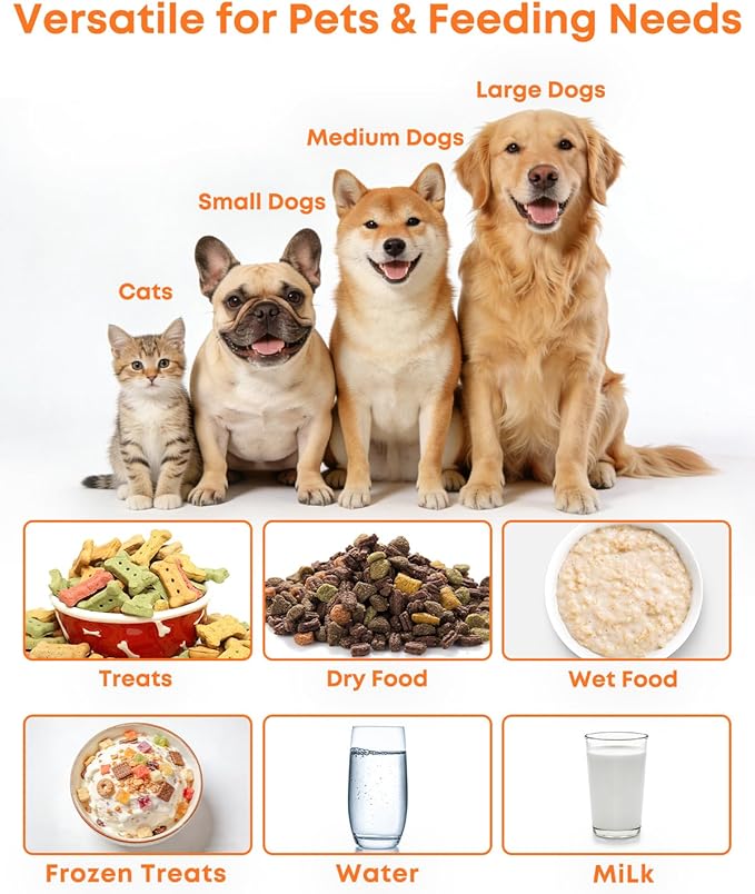Slow Feeder Dog Bowl with Suction Cup & Reinforced Rim, 3-Cup Puzzle Maze Dog Lick Bowl for Anxiety Relief, Anti-Choking & Non-Slip, BPA-Free Silicone, for Small to Large Breeds (Orange)