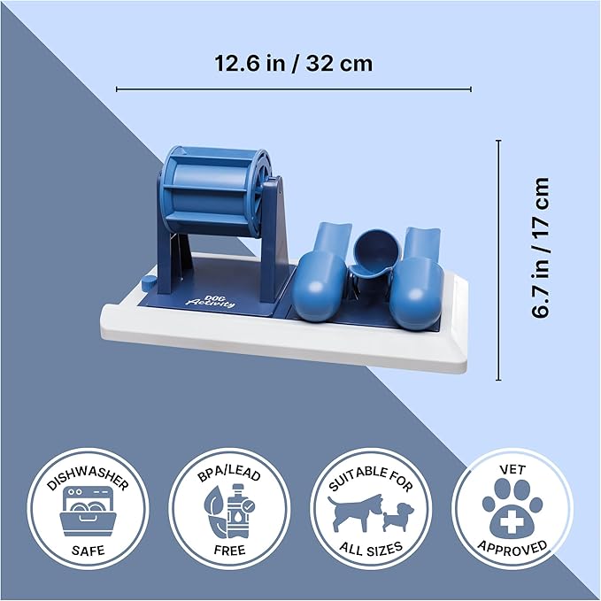 TRIXIE Vario Poker Box 2 Dog Activity Interactive Toy, Level 2 Food Puzzle Game, Brain Teasing Treat Dispenser, IQ and Mental Development Toy for Smart Dogs, Enrichment Toy for Boredom Busting