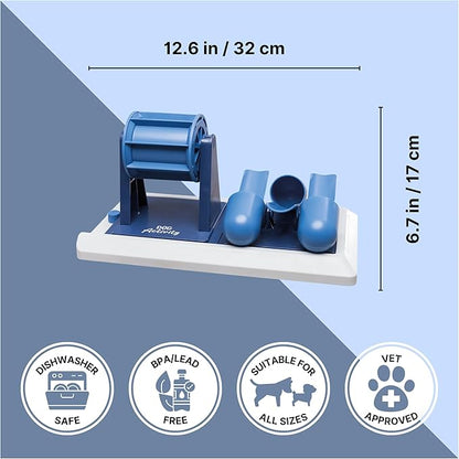 TRIXIE Vario Poker Box 2 Dog Activity Interactive Toy, Level 2 Food Puzzle Game, Brain Teasing Treat Dispenser, IQ and Mental Development Toy for Smart Dogs, Enrichment Toy for Boredom Busting