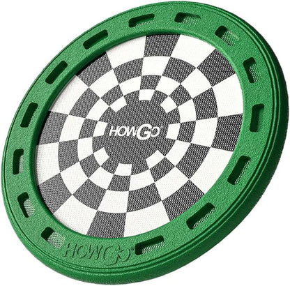 HOWGO Flyer Dog Toy, Dog Flying Disc, Flyer Dog Toy, Best for Flight, Lightweight, Durable and Water Resistant, 9.84'' (Green)