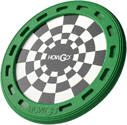 HOWGO Flyer Dog Toy, Dog Flying Disc, Flyer Dog Toy, Best for Flight, Lightweight, Durable and Water Resistant, 9.84'' (Green)
