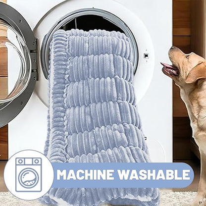 Waterproof Backseat Pet Bed Mat,Soft Plush Pet Seat Cover, Thickened Backseat Dog Bed Mat, Washable & Non-Slip Travel Pet Mat for Small Medium Dogs, Fits Car, Truck & SUV