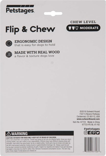Petstages Dogwood Flip and Chew Bone, Medium