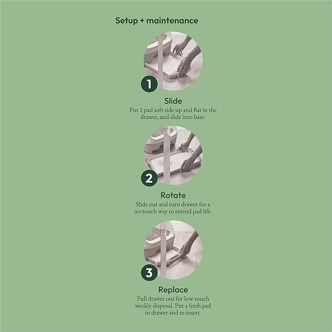 Purina Tidy Cats Cat Litter Breeze Pads Spring Clean Fragranced Cat Litter Pads Refill Pack - (Pack of 10) 4 ct. Pouches