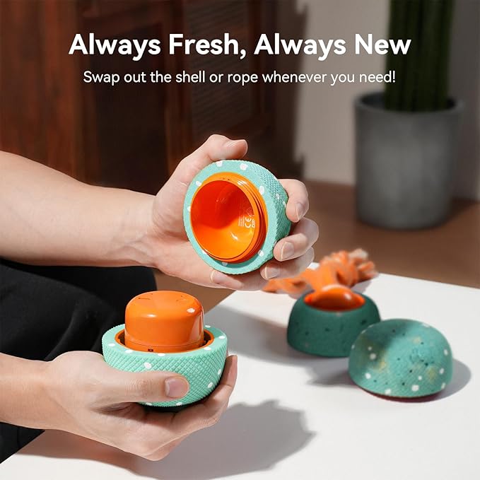 Smart Interactive Dog Toy, Wicked Ball Rolly, Automatic Moving, Bouncing, Rotating, E-TPU Material, Active Rolling Interactive Dog Ball for Medium and Large Dogs