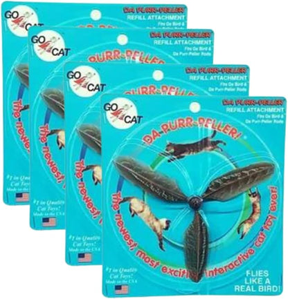 GoCat Da Purr-Peller Cat Toy Refill (4-Pack)