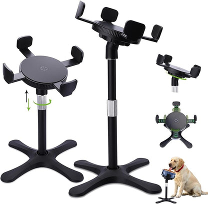 Elevated Dog Bowls for Large and Extra Large Dogs,Adjustable Width Dog Bowl Stand for 5.5-9.5" Wide Bowls,Food and Water Feeder,Single Holder with Tilted Height Adjust 12.4''-18.9'' (1 Pack)