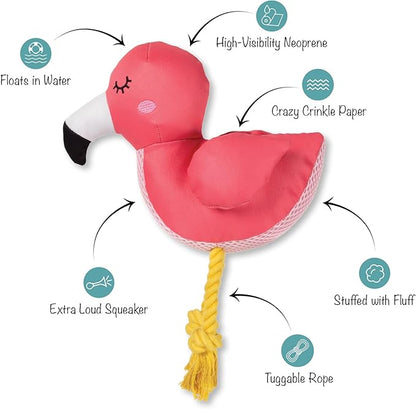 Fringe Studio Floating Dog Toy with Rope BE FLAMAZING, Pet Shop Collection (640028)