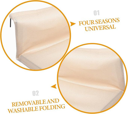 BESPORTBLE Hanging Cat Hammock for Bedside Fence Detachable and Cat Bed with Mesh for Indoor and Outdoor Use Shaped Design Light for Cats