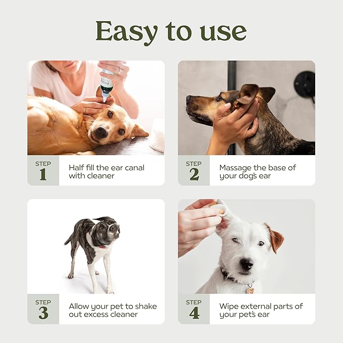 Paw Fume Dog Ear Cleaner Solution, 2-Pack – Soothe Itchy Ears Instantly – with St. John’s Wort & Almond Extracts, Vet-Certified Formula, Alcohol-Free & Sulfate-Free – Dog Ear Wash for All Breeds