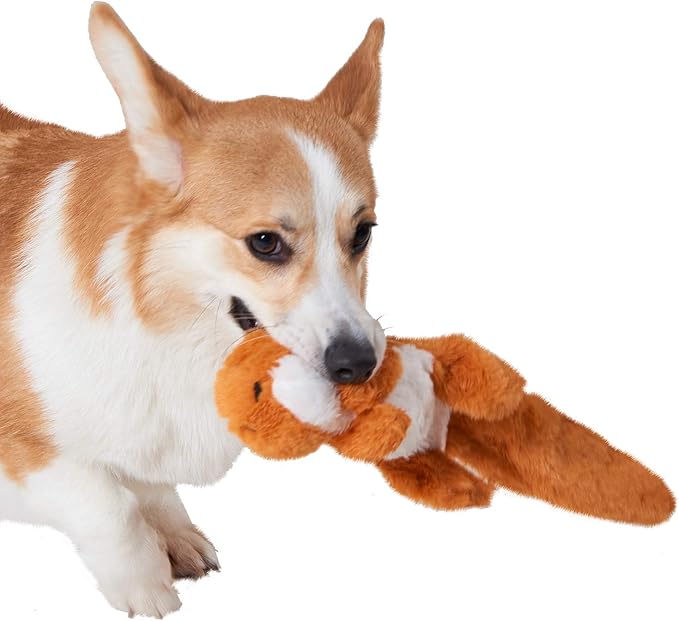 JOYELF Plush Squeaky Toys for Medium and Large Dogs - No Stuffing, Durable Interactive 3 Pack With Squeaky and Crinkle Paper - Penguin, Polar Bear and Otter