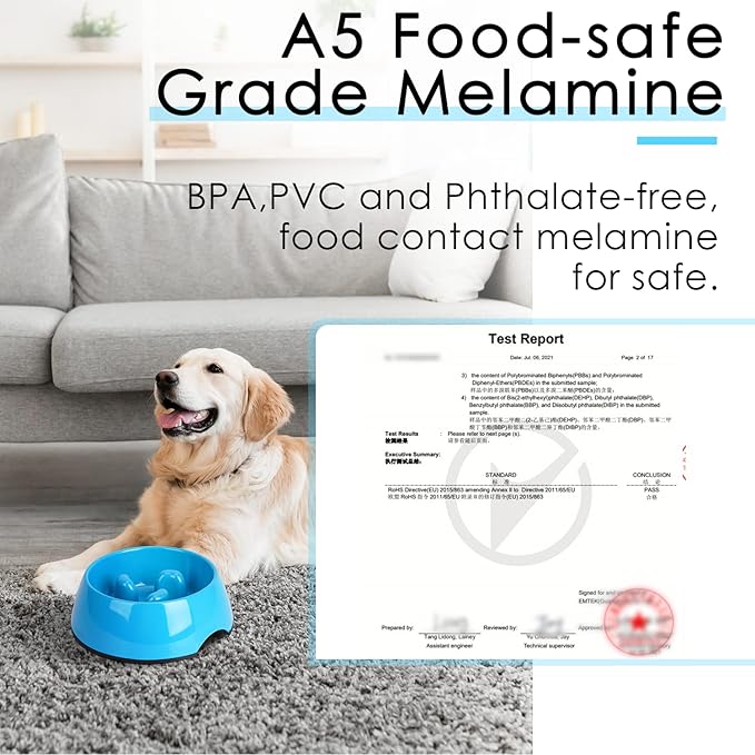Super Design Slow Feeder Dog Bowl, 1 Cup, Non-Slip, Heat-Resistant, Sturdy, Dishwasher Safe, Suitable for Large Dogs