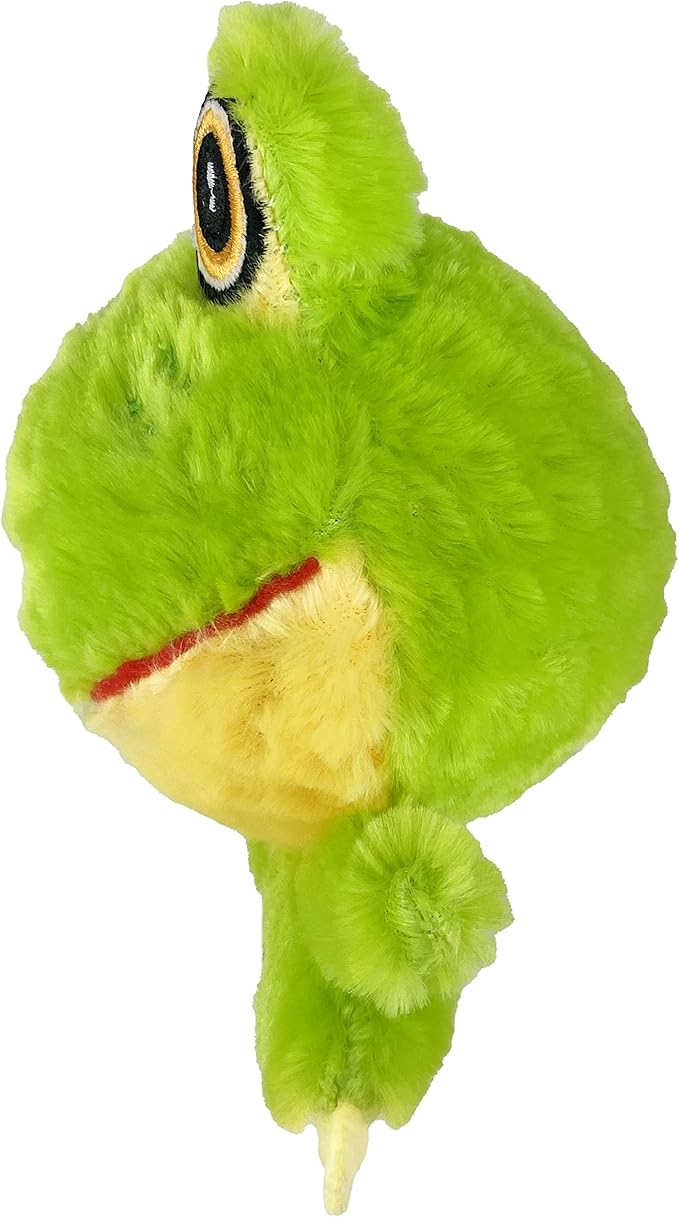 Multipet 43233-1 Knobby Noggins Frog Dog Toy