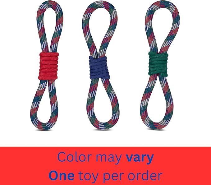 Bow Wow Woven Rope Dog Toys – Durable Chew & Tug Toys for Medium & Large Dogs – Gentle on Teeth – Assorted Shapes & Weaves – Dental Flossing Action – Heavy Duty Interactive Play