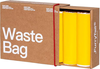 FurryTail Litter Box Liners, Cat Litter Receptacles Bags for FurryTail Automatic Cat Litter Box, Waste Bags 80pcs