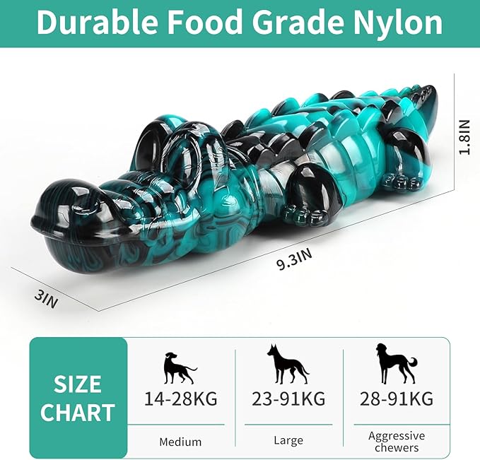 Dog Chew Toys for Aggressive Chewers,Indestructible Dog Toy for Small/Medium/Large/Extra Large Dogs