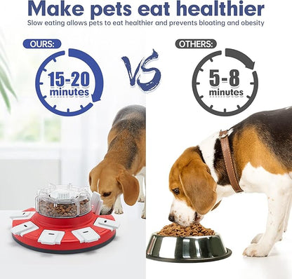 Dog Puzzle Toys for Dogs Mental Stimulation, Interactive Dog Toys Treat Dispenser,Dog Enrichment Food Toys