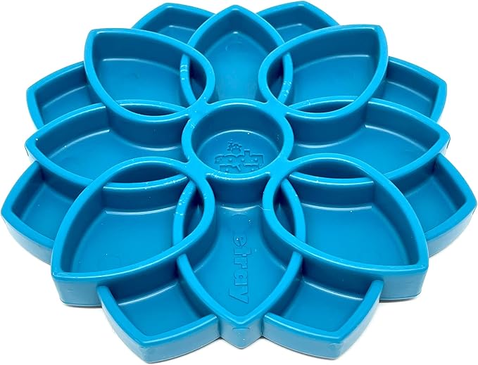 SodaPup Mandala eTray – Durable Slow Feeder Tray Made in USA from Non-Toxic, Pet-Safe, Food Safe Material for Mental Stimulation, Calming, Avoiding Overfeeding, Slow Eating, Healthy Digestion & More