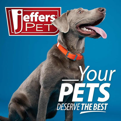 Jeffers Flat Back Pet Grooming Comb – Chrome Plated Steel Comb with Fine & Coarse Teeth for Dogs, Cats, Puppies – Detangling, Deshedding, Dematting Tool for Long or Short Hair - 7.5" L, 1" Teeth