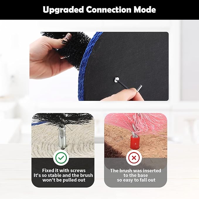 [Upgraded Version] Pehum Anti Fall Down Cat Arch Self Groomer and Massaging Brush for Indoor Cats,Cat Scratching Pads,Cat Toys (M: Brush Height：13.4")